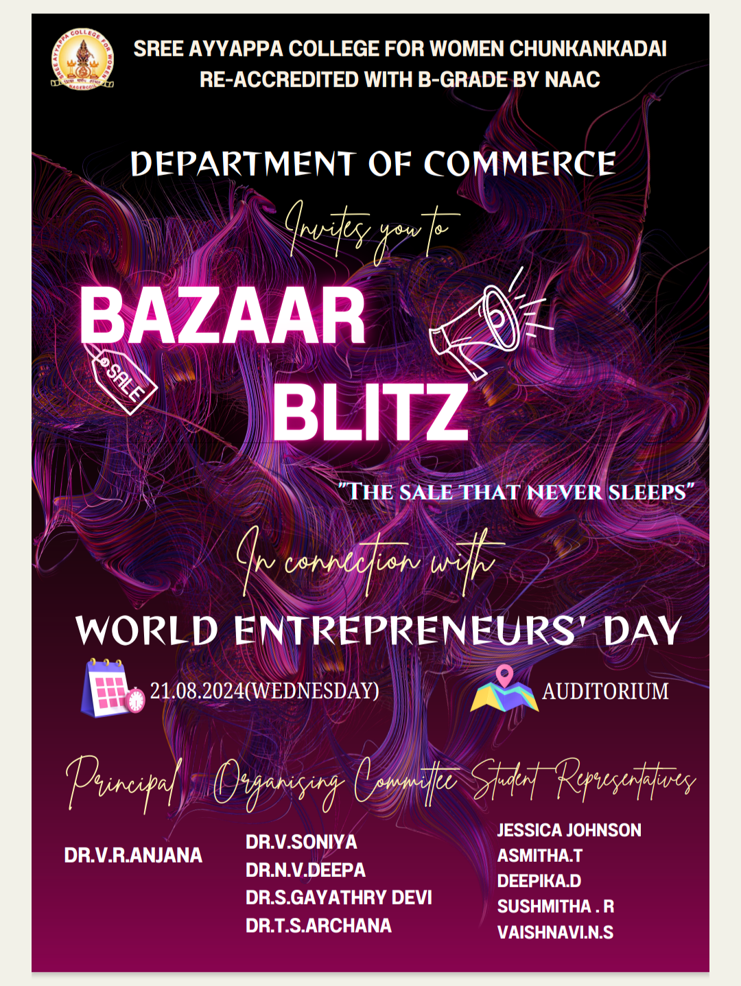 BAZAAR BLITZ- in connection with World Entrepreneur’s Day