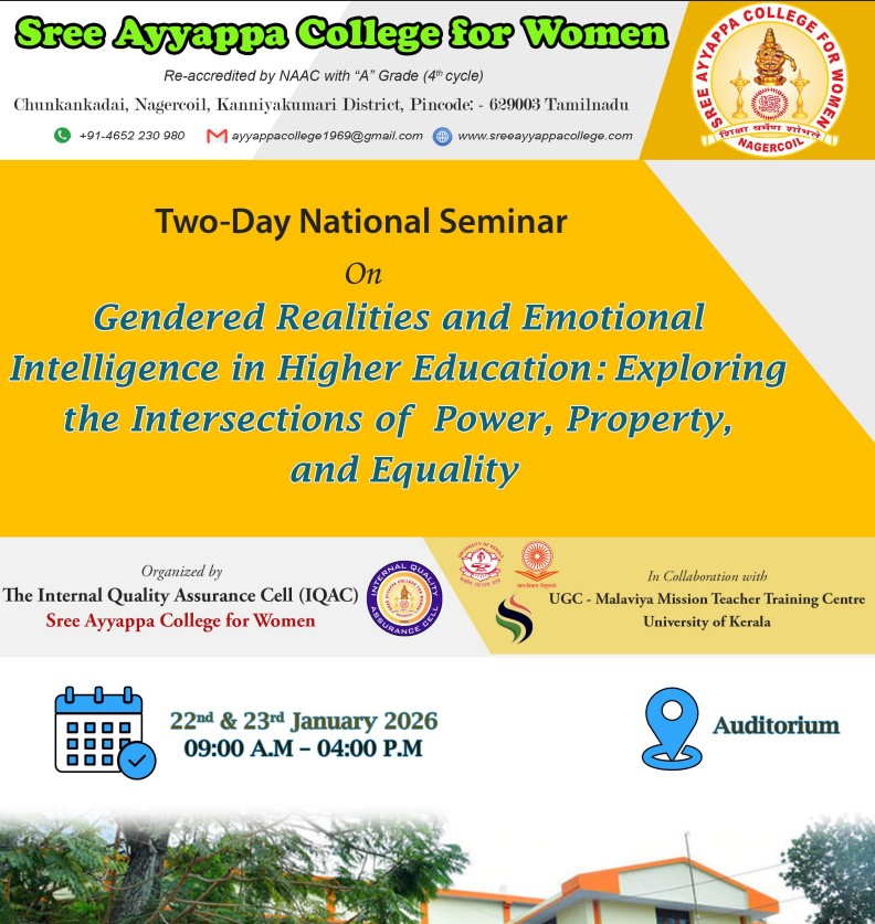 National Seminar n Gendered Realities & Emotional Intelligence in HE